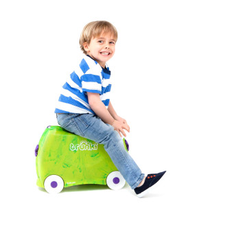 Чемодан на колесиках Trunki Динозавр, зеленый