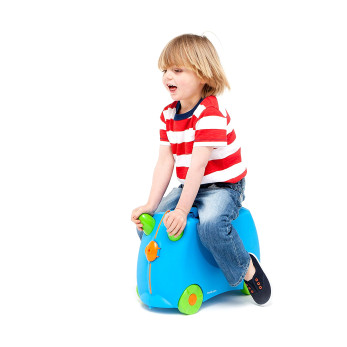Чемодан на колесиках Trunki, голубой