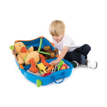 Чемодан на колесиках Trunki, голубой
