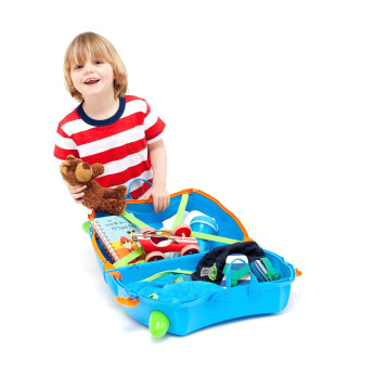 Чемодан на колесиках Trunki, голубой