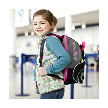 Автокресло Trunki, черно-розовое