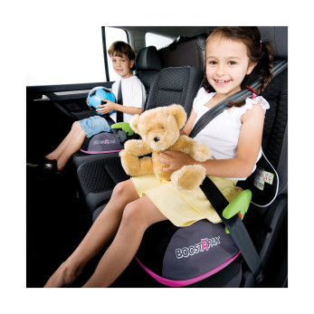 Автокресло Trunki, черно-розовое