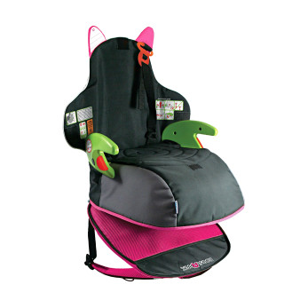 Автокресло Trunki, черно-розовое