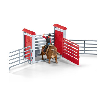 Набор Schleich Родео с ковбоем, быком и аксессуарами
