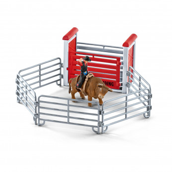 Набор Schleich Родео с ковбоем, быком и аксессуарами