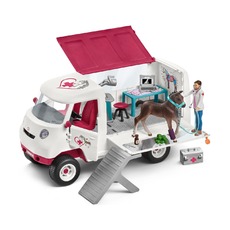 Набор Schleich Ветеринарный фургон с ганноверским жеребенком