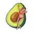 Покрывало пляжное BigMouth Avocado