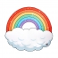 Покрывало пляжное BigMouth Rainbow