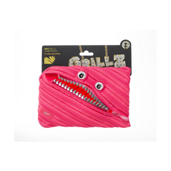 Пенал-сумочка Zipit Grillz Jumbo Pouch, розовый