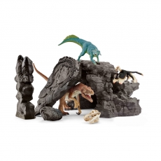 Набор Schleich Пещера динозавров