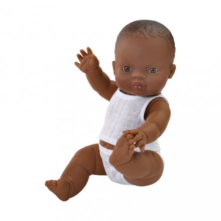 Кукла Горди в нижнем белье, мулатка, 34 см