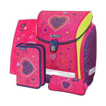 Ранец Herlitz New Midi Plus Pink Hearts