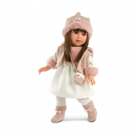 Кукла Llorens Мартина в розовой шапочке, 40 см