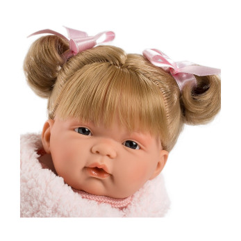 Кукла Llorens Жоэлле в розовом, 38 см, со звуком