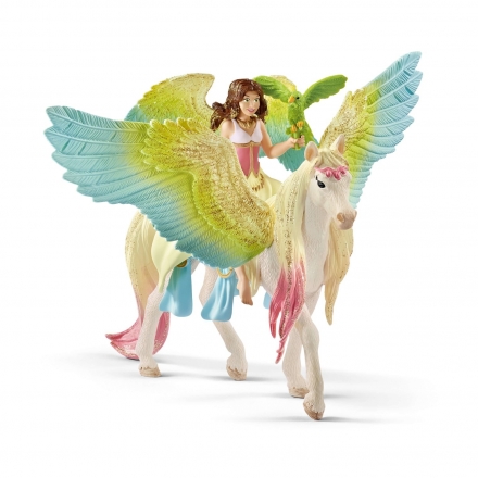 Набор Schleich Сурах на сверкающем пегасе