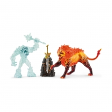 Набор Schleich Ледяной монстр против огненного льва