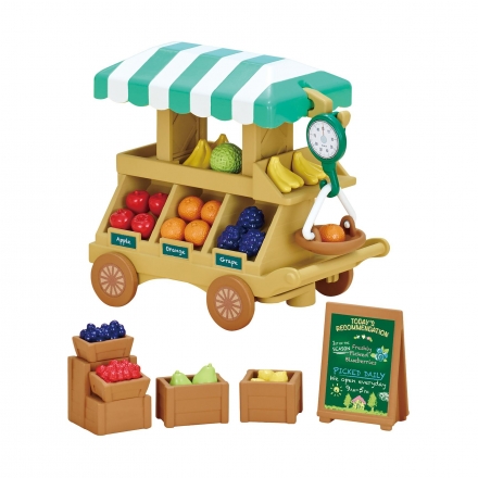 Набор Sylvanian «Тележка с фруктами»