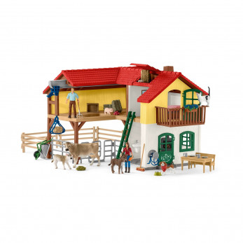 Набор Schleich Ферма с хлевом и животными