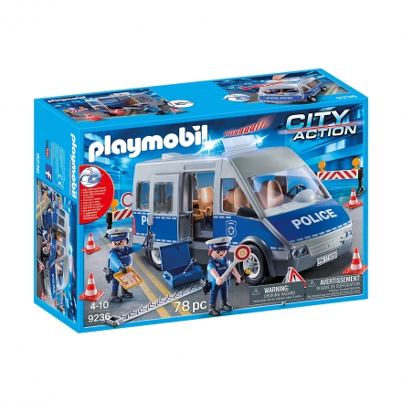 Полицейский с машиной Playmobil