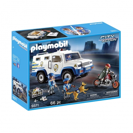 Полицейская машина для перевозки денег Playmobil