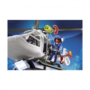 Полицейский вертолет Playmobil с LED прожектором