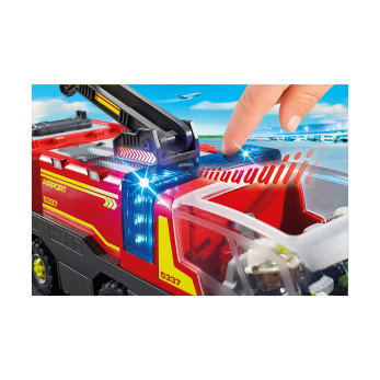 Пожарная машина в аэропорту Playmobil со светом и звуком