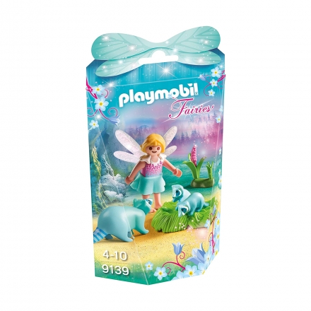 Девочка-фея Playmobil с енотами