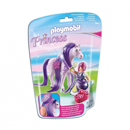 Принцесса Виола Playmobil с лошадкой