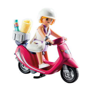 Посетитель пляжа со скутером Playmobil