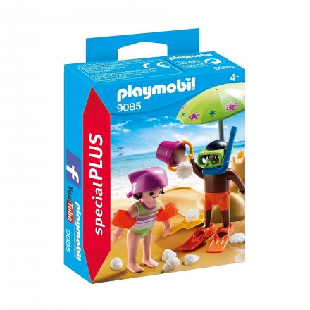 Дети на пляже Playmobil