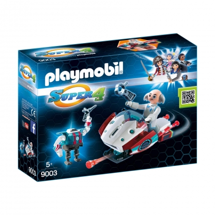 Скайджет с доктором Х и робот Playmobil