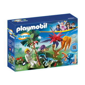 Затерянный остров с Алиен и Хищником Playmobil