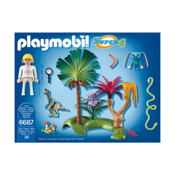 Затерянный остров с Алиен и Хищником Playmobil