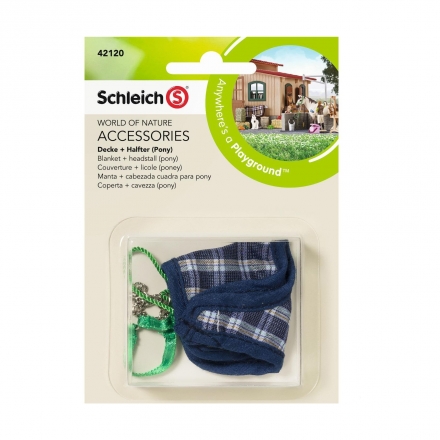Набор Schleich Попона и недоуздок для пони