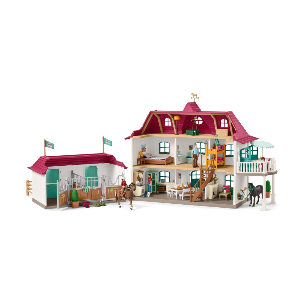 Набор Schleich Большой конный двор с жилым домом и конюшней 42416 от  Schleich за 23 389 руб. Купить на Kidkong.ru