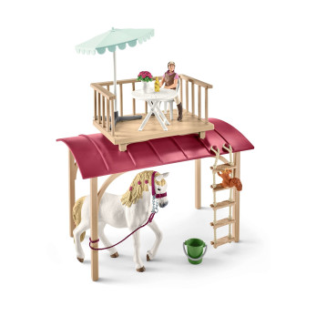 Набор Schleich Фургон для собраний конного клуба