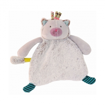 Игрушка-комфортер Moulin Roty Котик