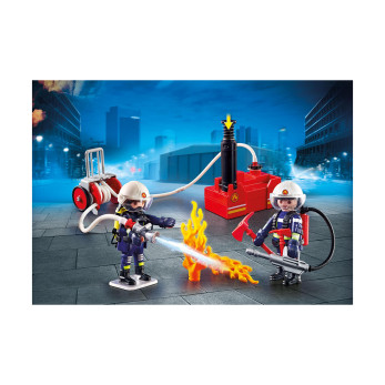 Набор Playmobil Пожарные с водяным насосом