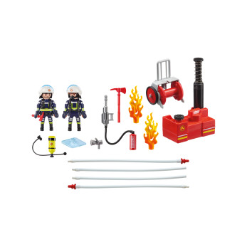 Набор Playmobil Пожарные с водяным насосом