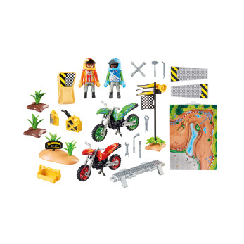 Игровая карта Playmobil Мототрасса