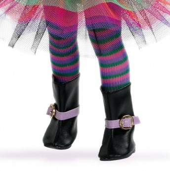 Колготки полосатые, разноцветные для кукол Paola Reina 32 см