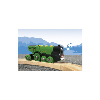 Локомотив зеленый Brio