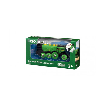 Локомотив зеленый Brio