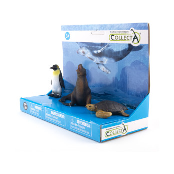 Набор морских обитателей Collecta, 3 фигурки