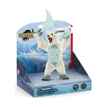 Фигурка Schleich Снежный медведь с оружием