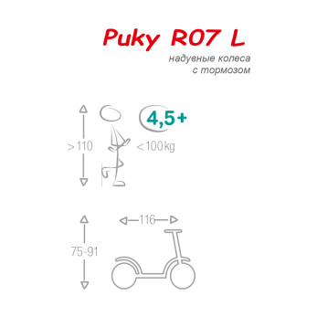 Самокат Puky R 07L