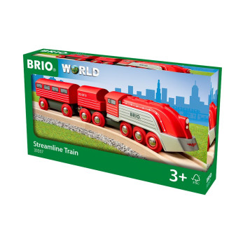 Скорый поезд Brio «Футуристик» с деревянным вагонами