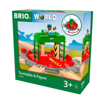 Переключаемый перекрёсток Brio с 7 направлениями и с фигуркой