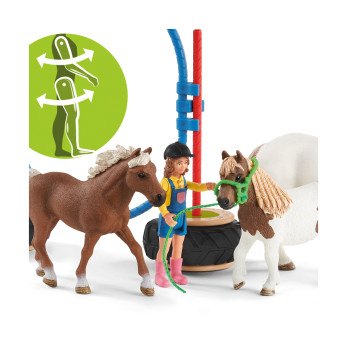 Набор Schleich Прыжки в конюшне