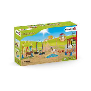 Набор Schleich Прыжки в конюшне